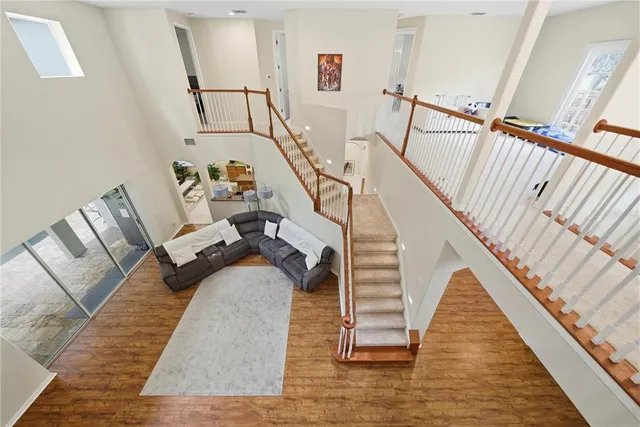 a view of entryway and hall