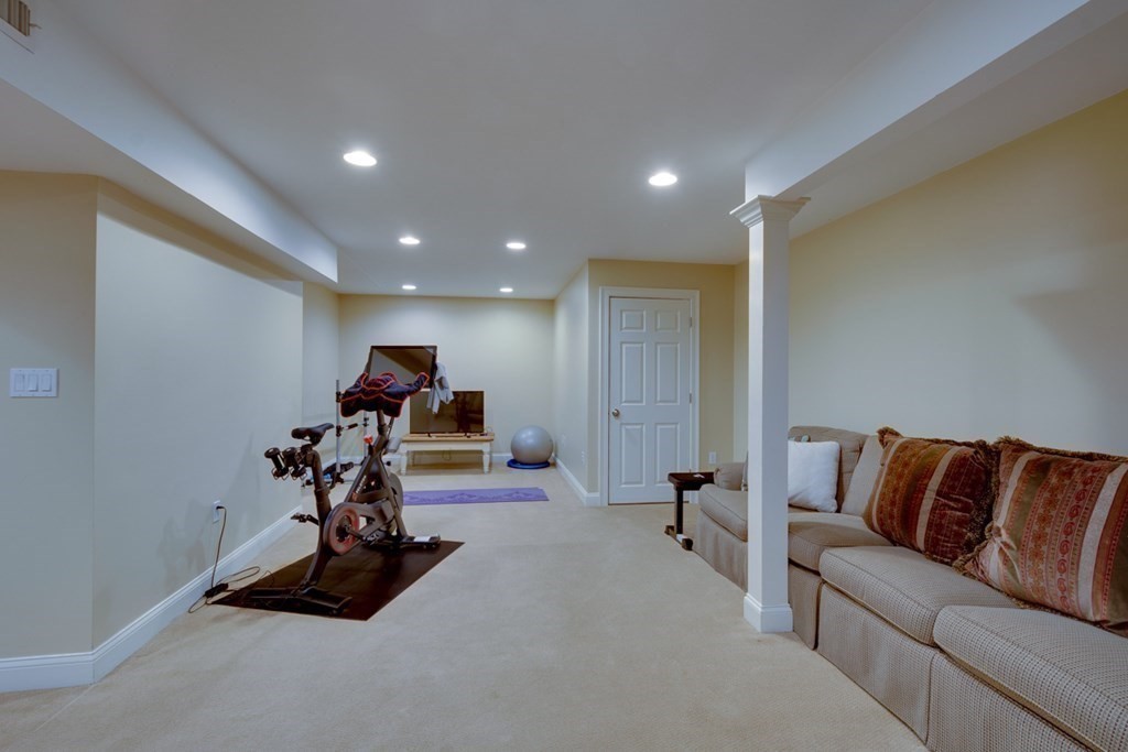 24 Fletcher Road Needham, MA 02492 - Photo 26 of 29 a view of a room with gym equipment