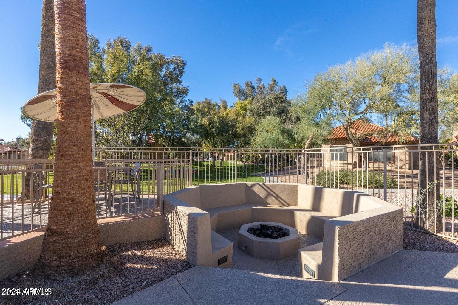 8700 East Mountain View Road, Unit 2032 Scottsdale, AZ 85258 - Photo 30 of 39 Common area fire pit