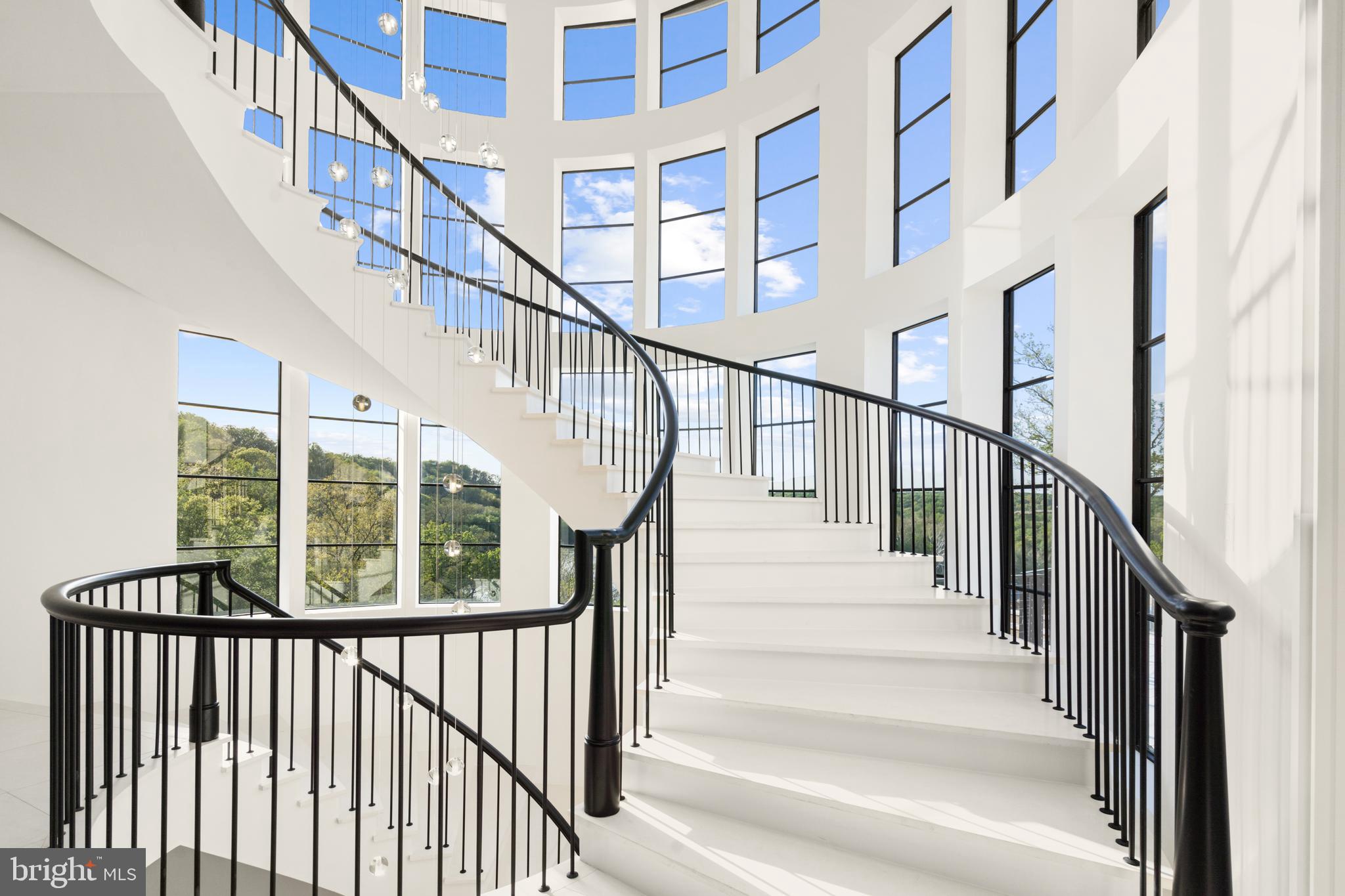 700 Bulls Neck Road McLean, VA 22102 - Photo 20 of 57 Staircase becomes art