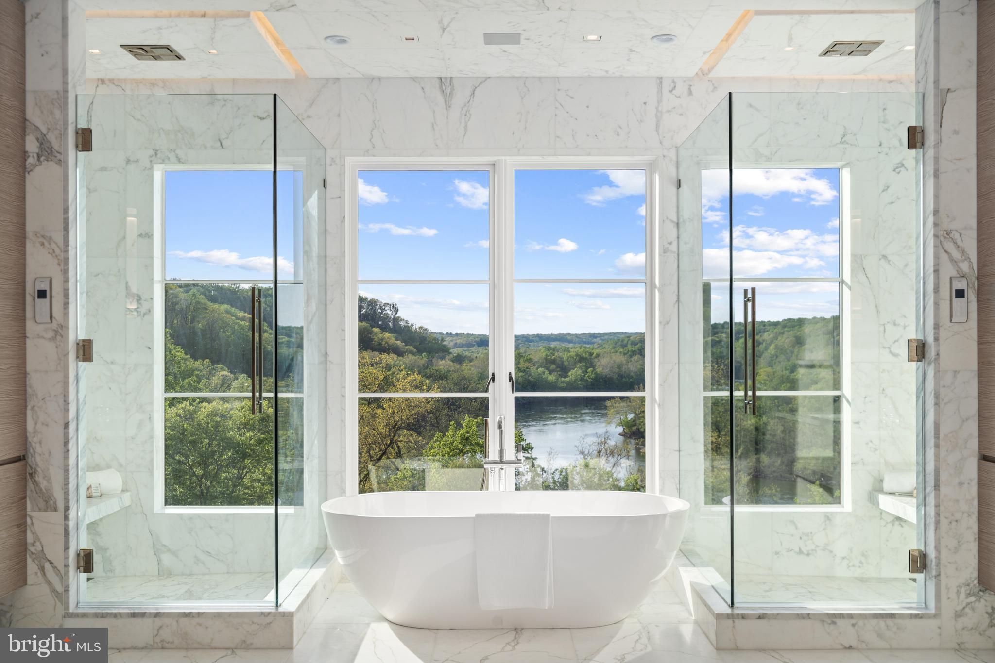 700 Bulls Neck Road McLean, VA 22102 - Photo 25 of 57 Primary bath with breathtaking views