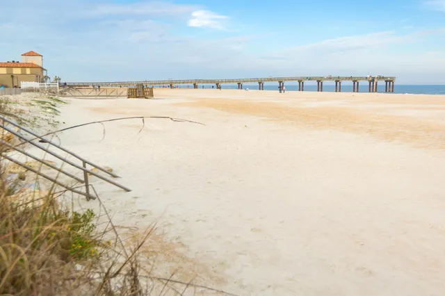 a view of an ocean and beach