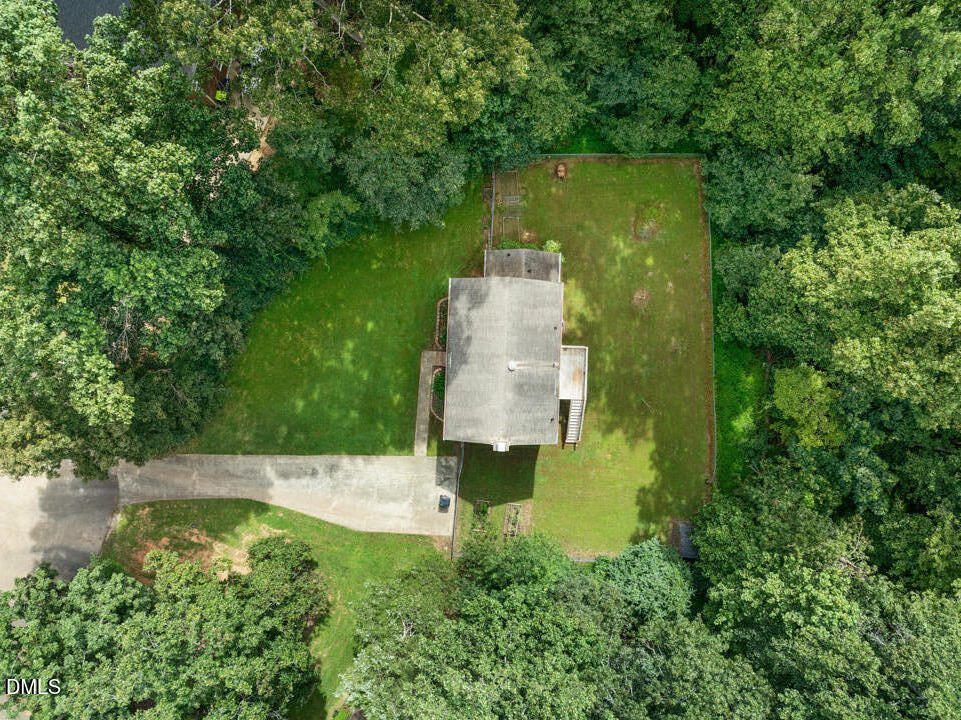 122 Stedwick Place Durham, NC 27712 - Photo 38 of 39 an aerial view of a house with a yard