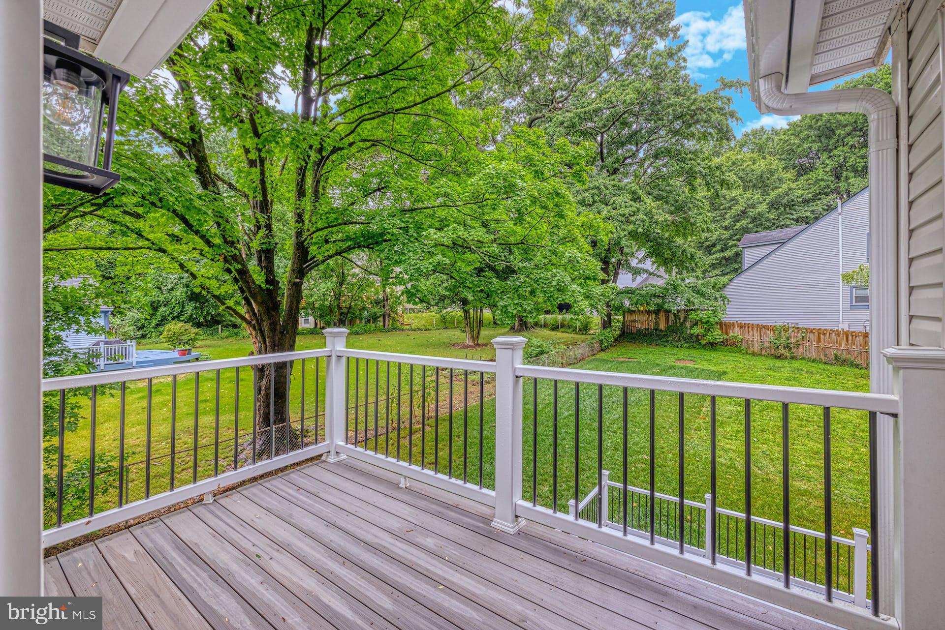 2924 Hunter Road Fairfax, VA 22031 - Photo 32 of 53 Private Balcony Off Upper Level Primary BR