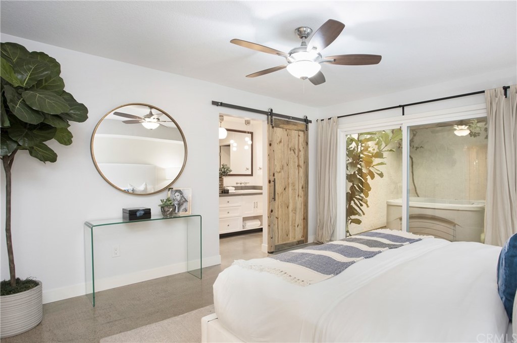 1661 Texas Circle Costa Mesa, CA 92626 - Photo 30 of 36 Sliding glass doors lead to the atrium