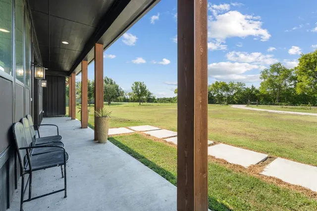 a view of ocean from a balcony