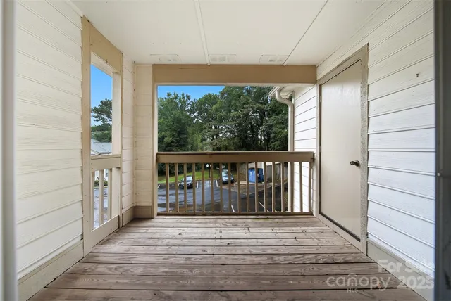 a view of balcony and deck