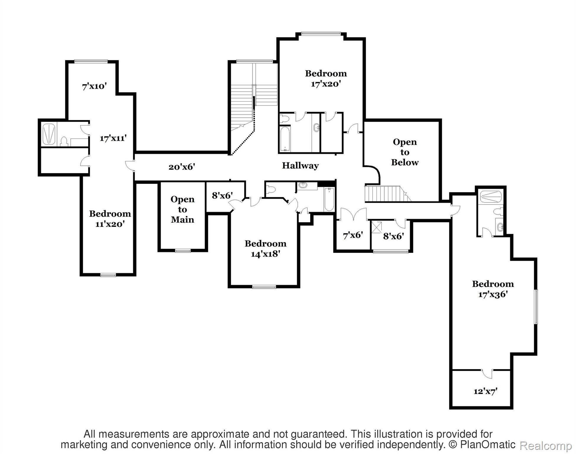 1310 Orchard Ridge Road Bloomfield Hills, MI 48304 - Photo 52 of 52 51 - UPPER LEVEL FLOOR PLAN.jpg
