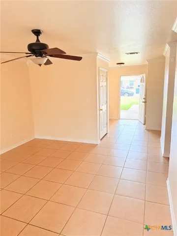 a view of a livingroom with a pathway