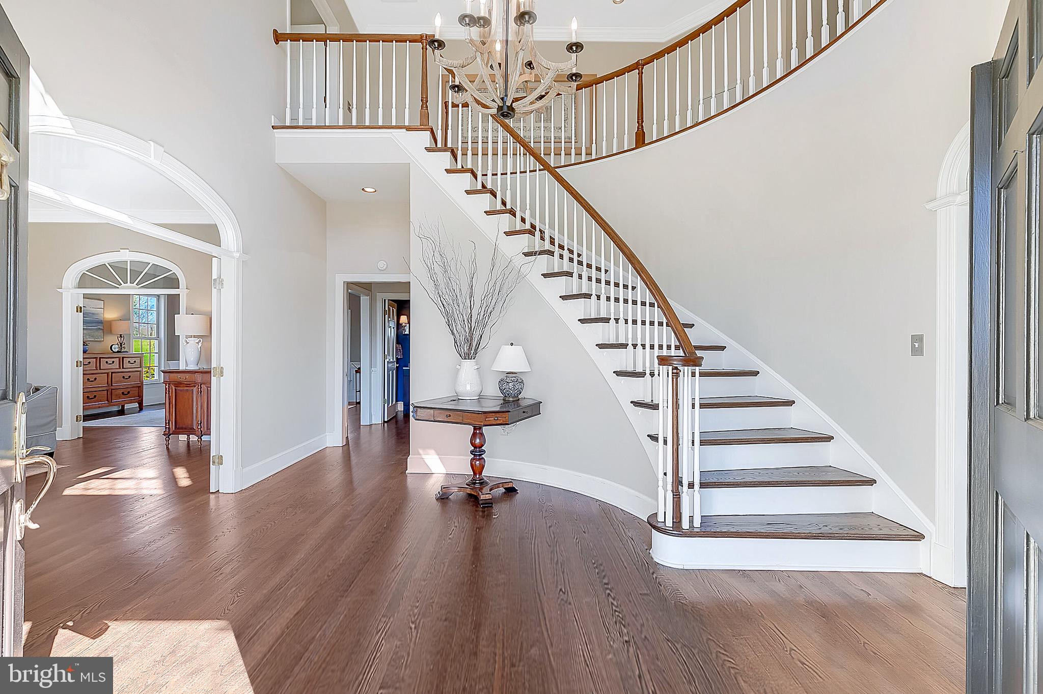 15140 Loyalty Road Waterford, VA 20197 - Photo 7 of 60 a view of entryway and hall with wooden floor