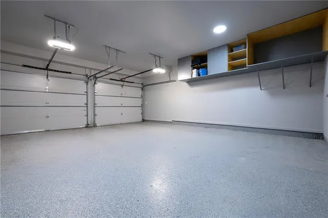 a view of a room with an empty space