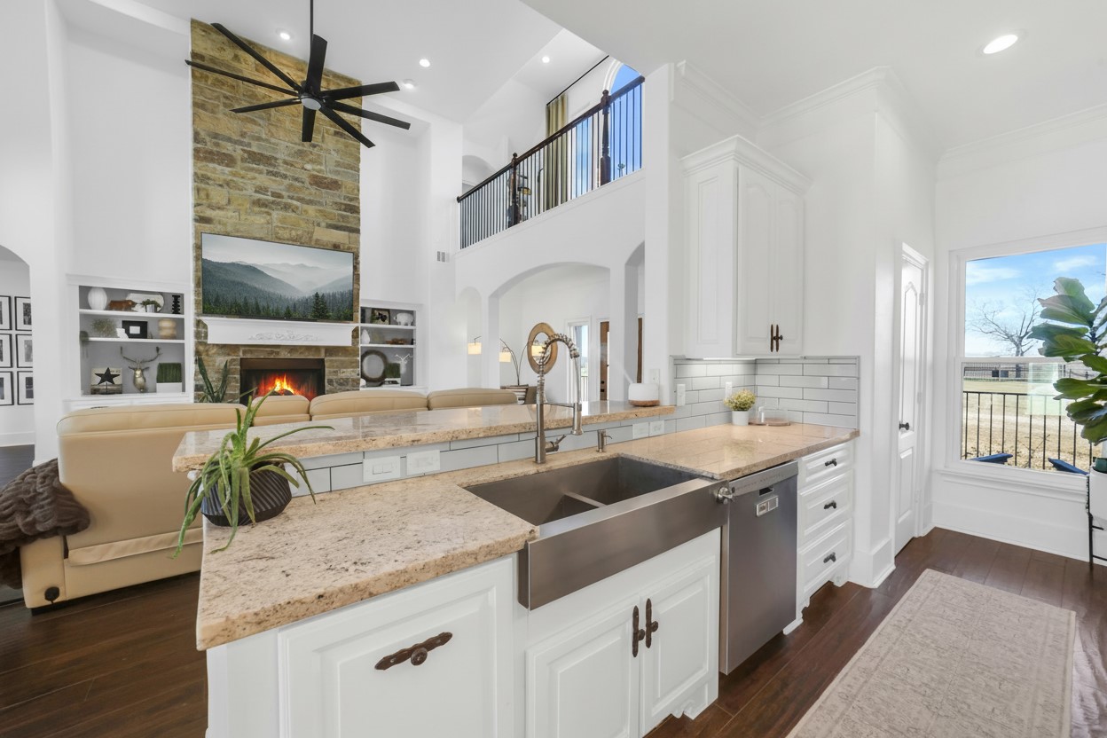 3103 Brundrett Road Wallis, TX 77485 - Photo 12 of 50 Functional kitchen arrangement maintains connection to shared spaces.
