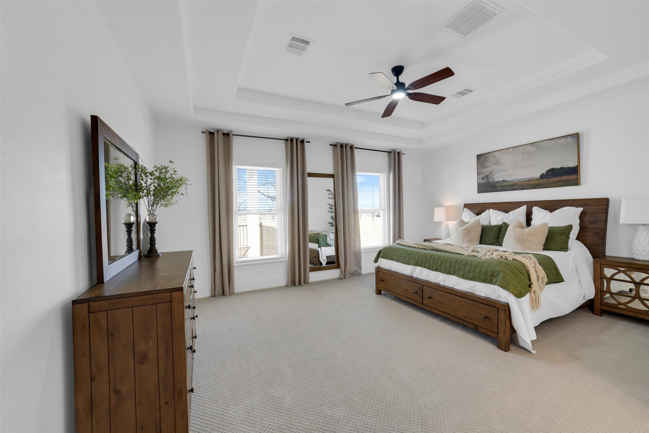 3103 Brundrett Road Wallis, TX 77485 - Photo 20 of 50 Spacious primary bedroom retreat with natural light and serene design.