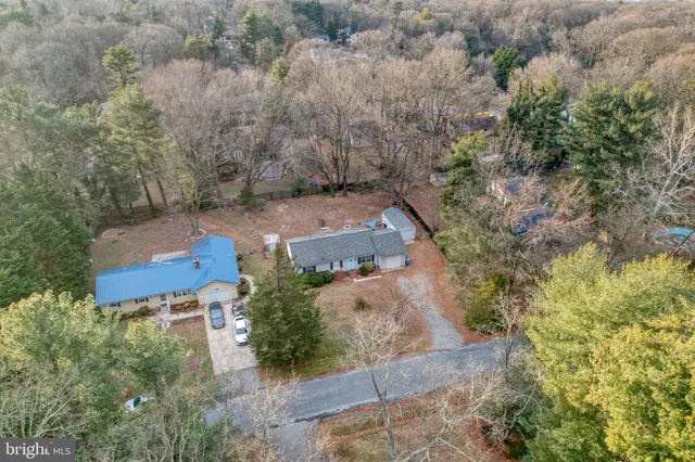 a view of a yard with an outdoor space