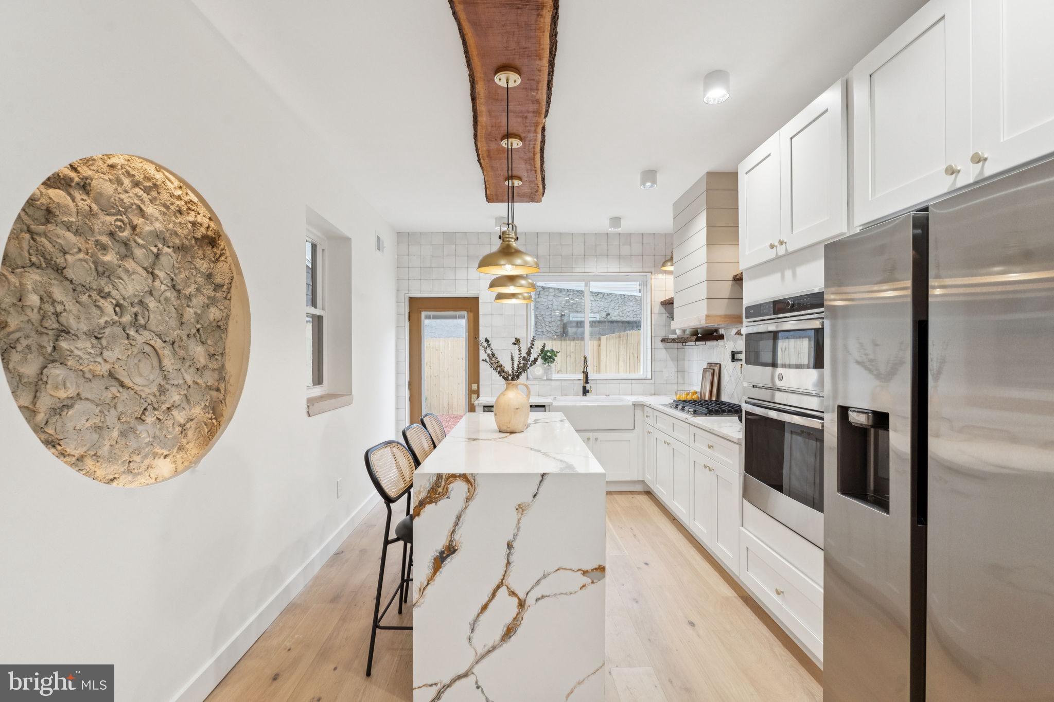 Kitchen with accents