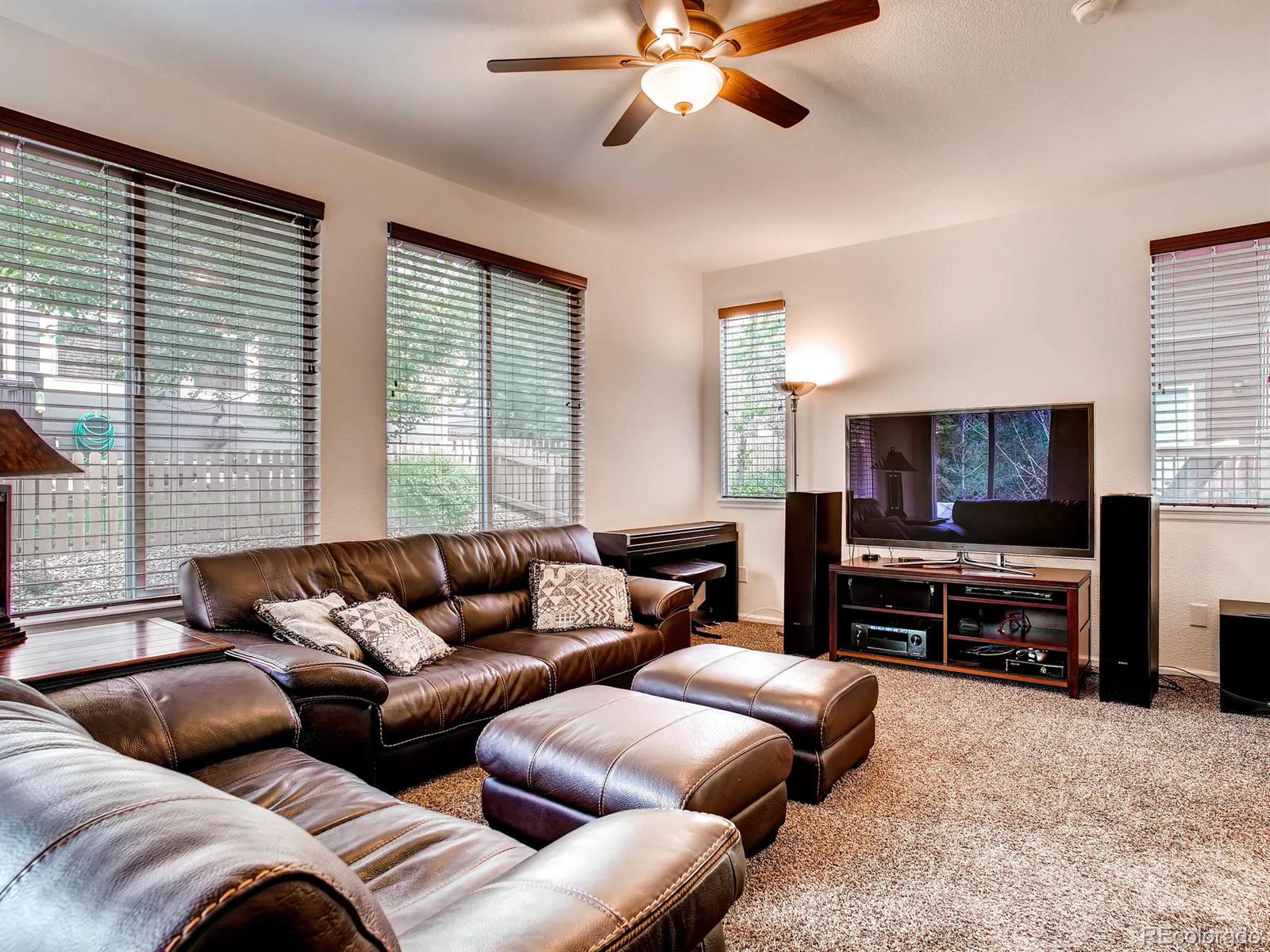 10824 Towerbridge Road Highlands Ranch, CO 80130 - Photo 12 of 33 a living room with furniture and a flat screen tv