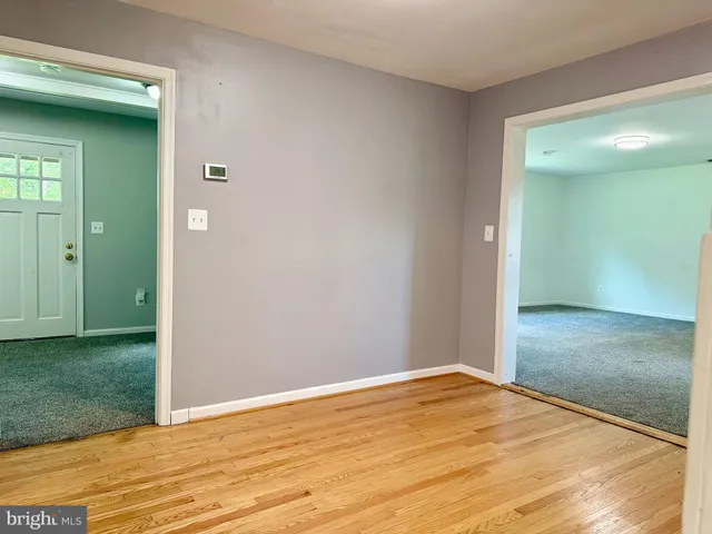 a view of empty room