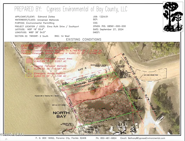 $164,500 | Tbd Elma Ruth Drive, Southport, FL 32409
