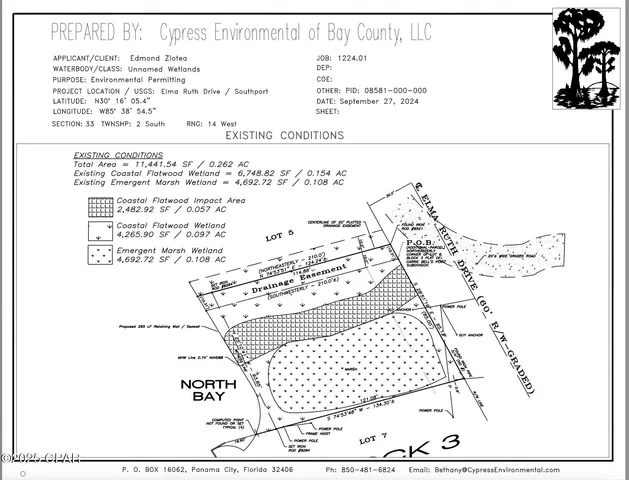 $164,500 | Tbd Elma Ruth Drive, Southport, FL 32409