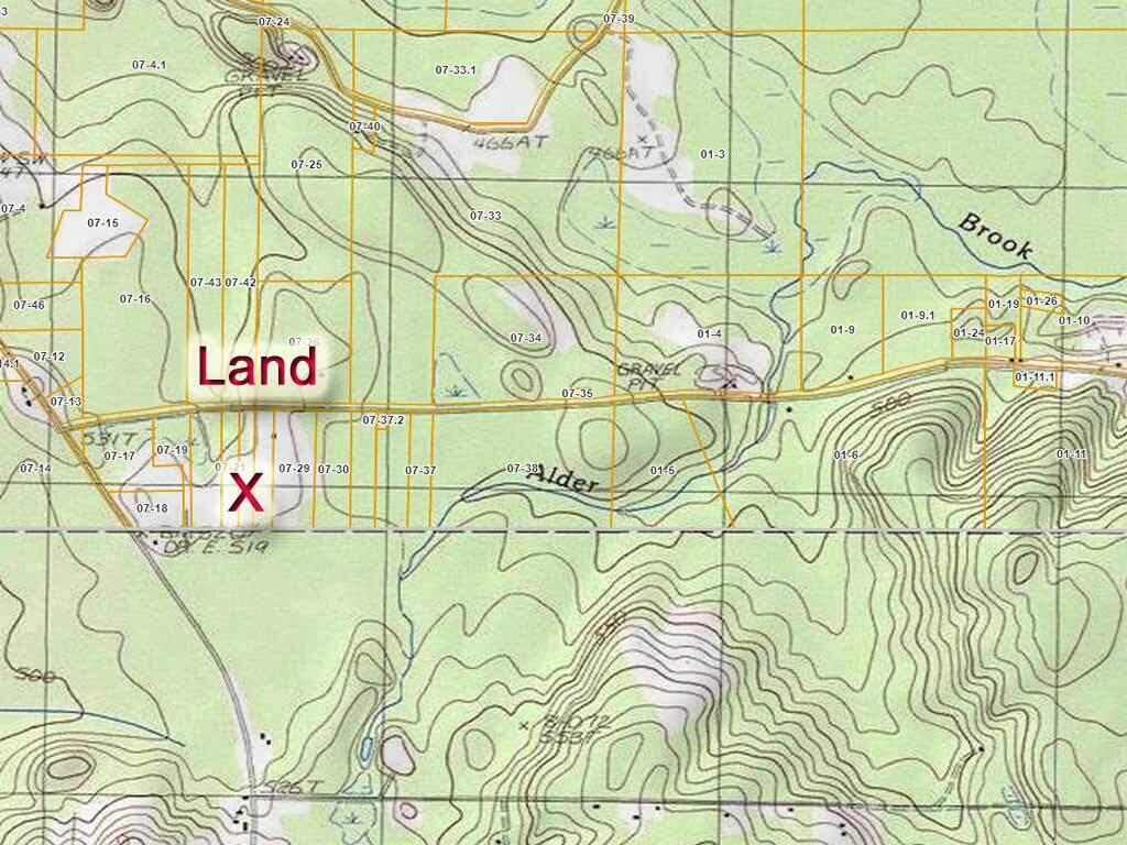 Lot 27 Brewer Road Orient, ME 04471 - Photo 9 of 36 topo-map-maine-map
