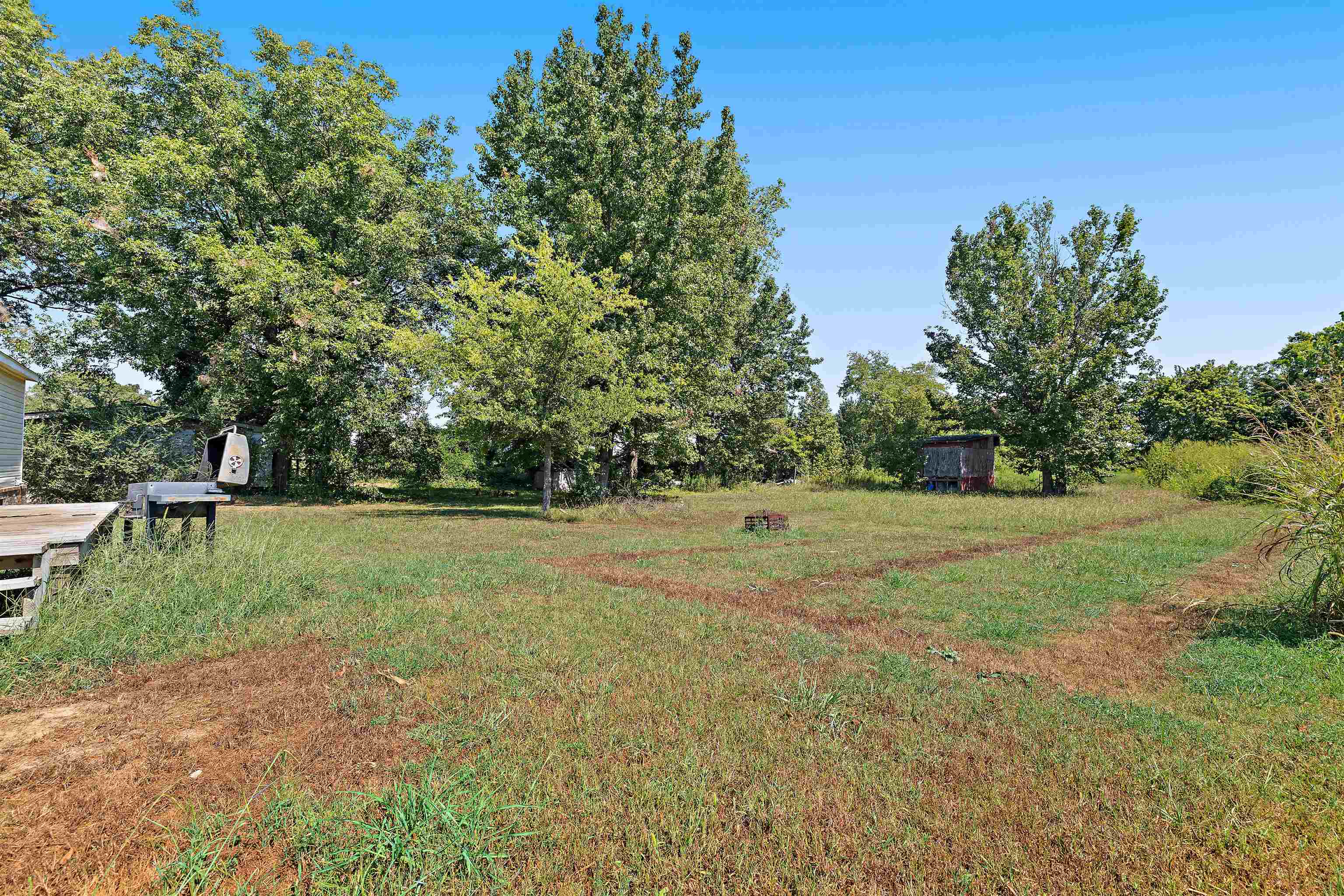 664 Rialto Road Covington, TN 38019 - Photo 21 of 24 Expansive outdoor space featuring mature trees and a ground-level deck