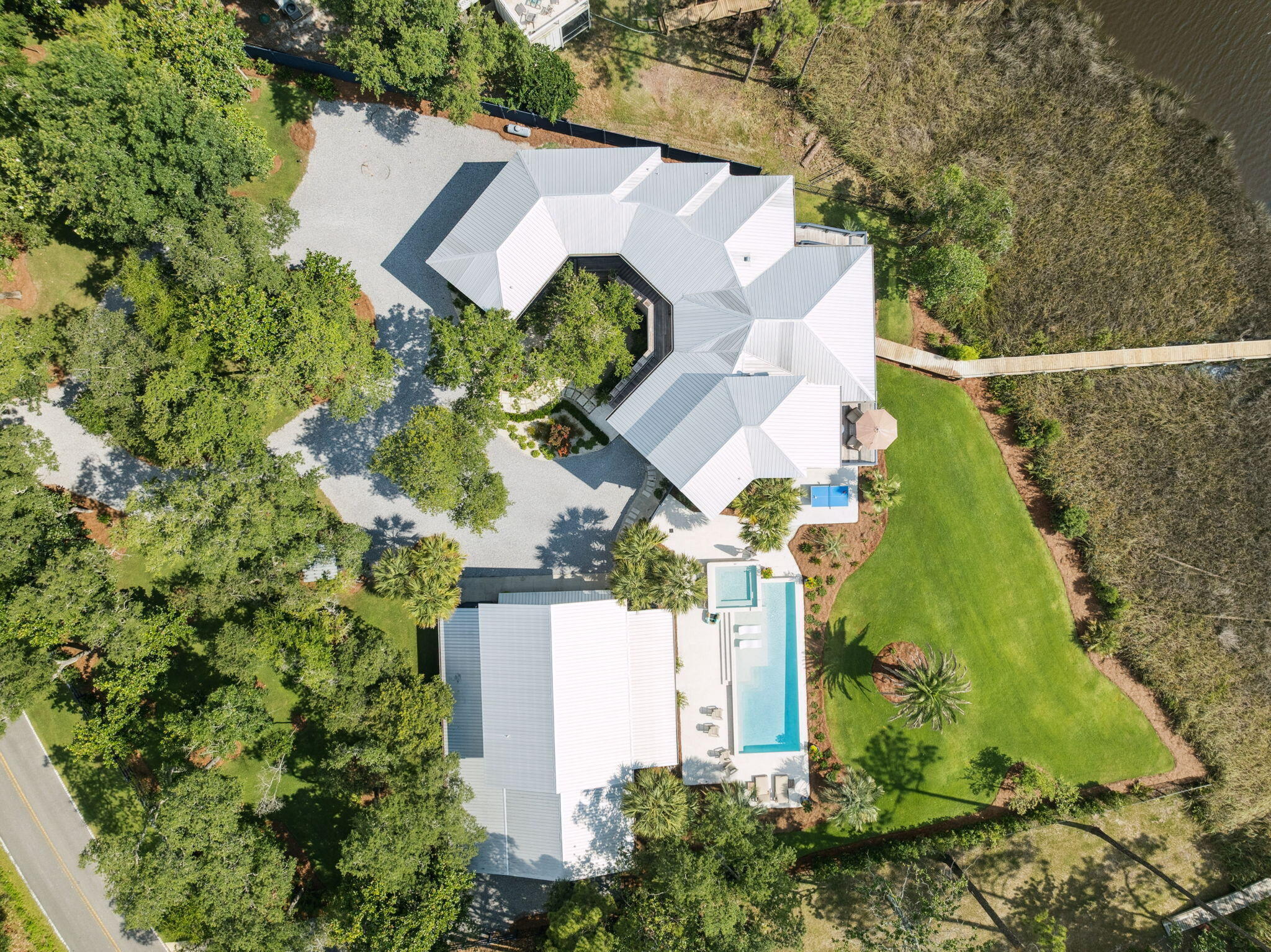 683 Eden Drive Santa Rosa Beach, FL 32459 - Photo 2 of 69 an aerial view of a house