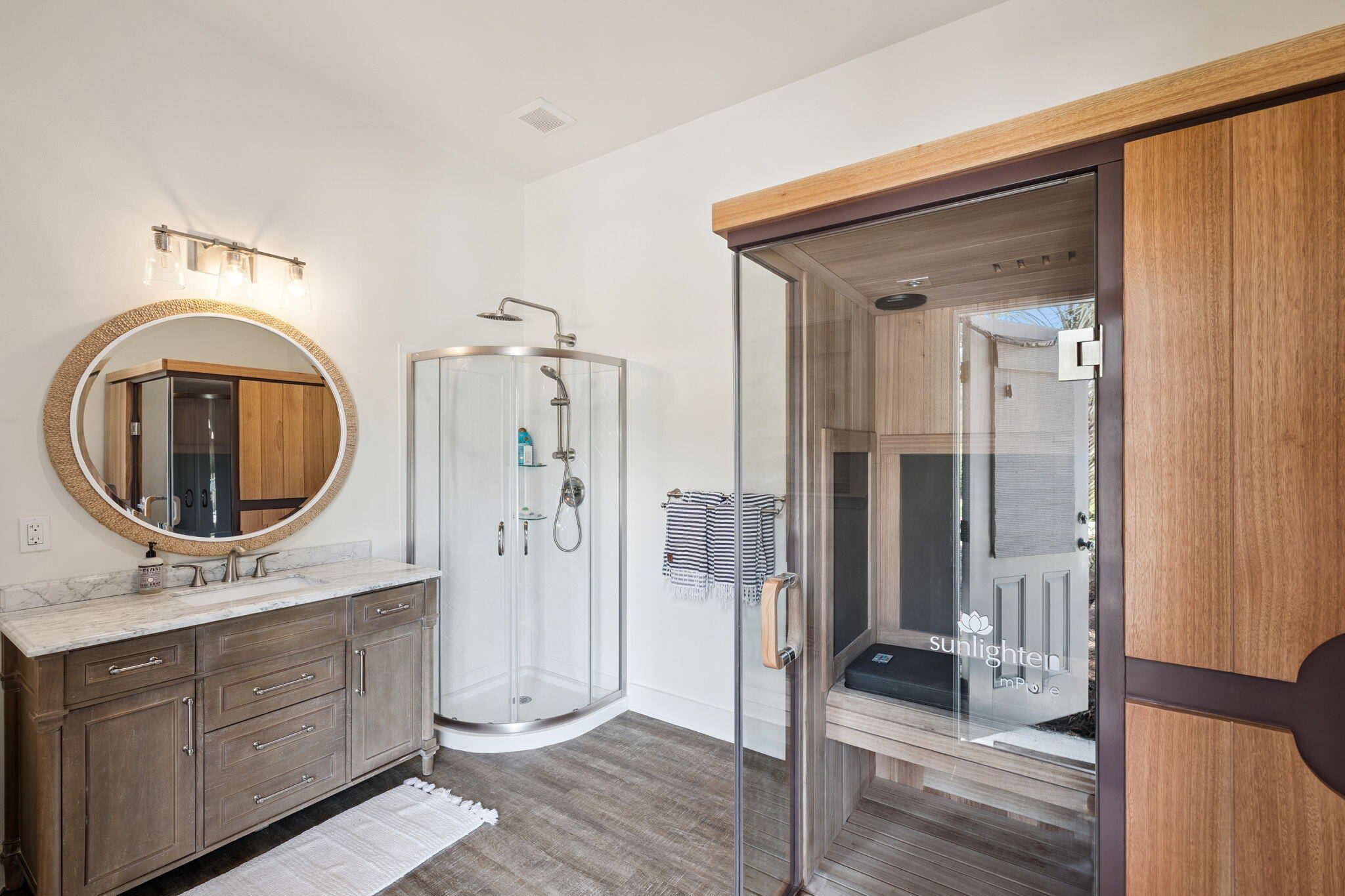 683 Eden Drive Santa Rosa Beach, FL 32459 - Photo 63 of 69 a bathroom with a sink a toilet and shower