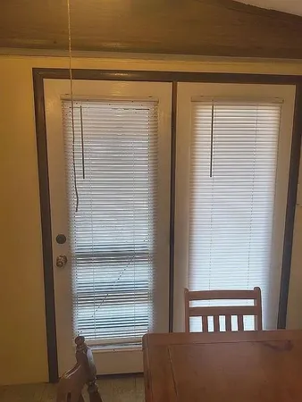 a utility room with washer and dryer