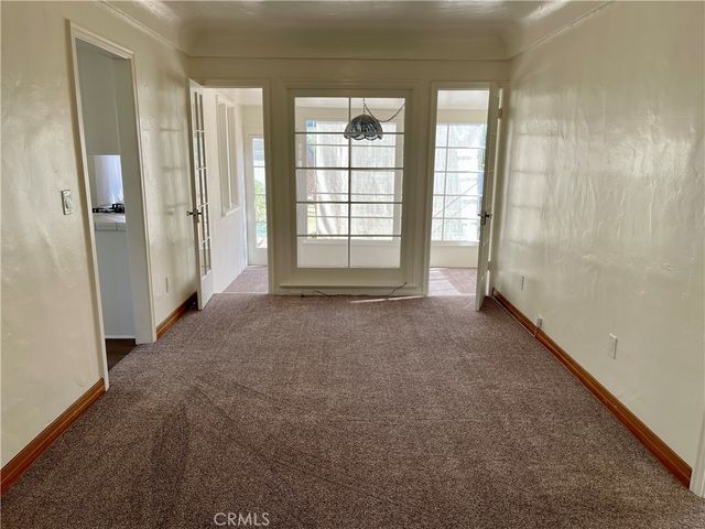 a view of livingroom with front door