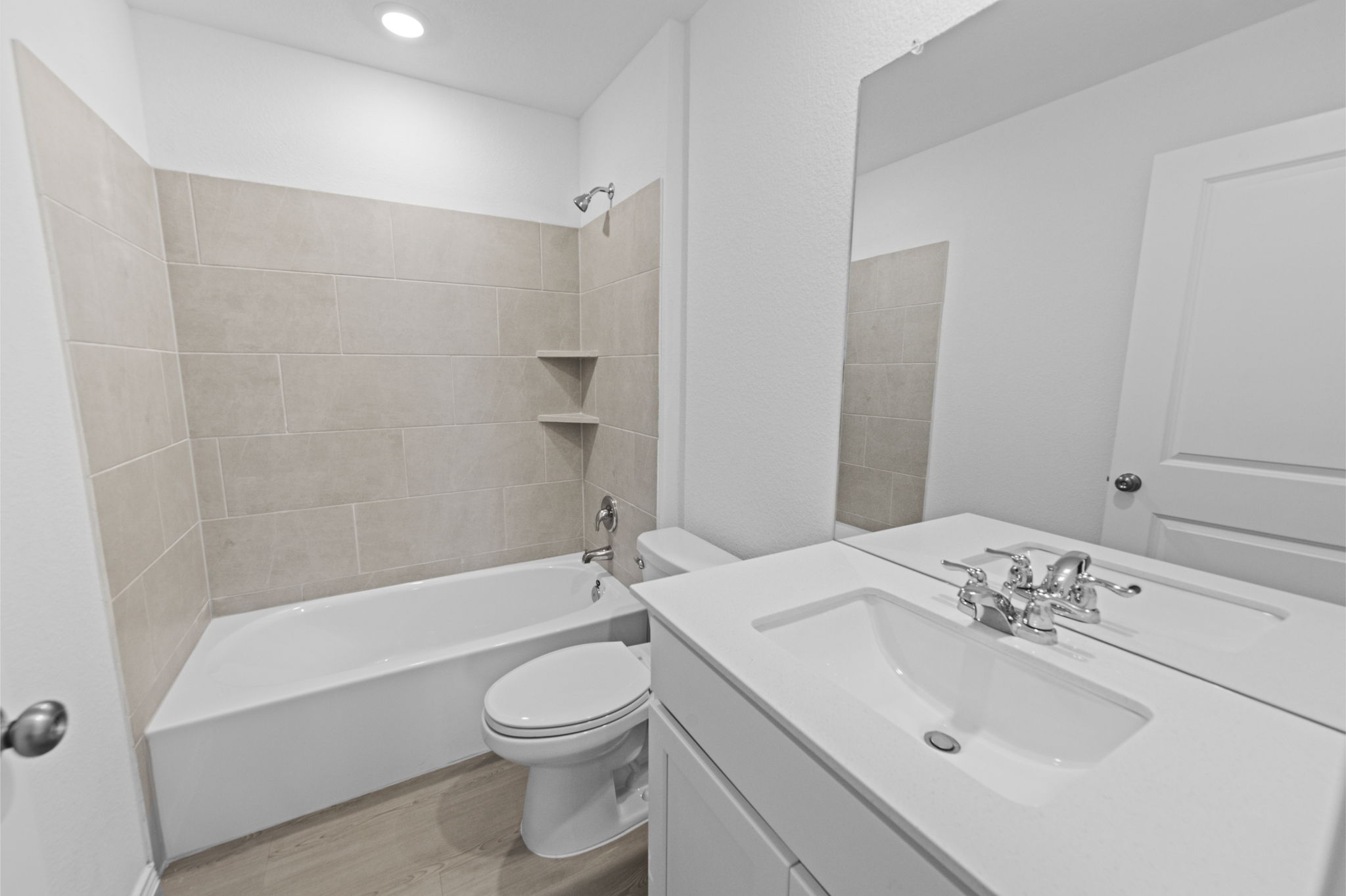 945 Soapstone Pass Maxwell, TX 78656 - Photo 15 of 19 a bathroom with a sink toilet and shower