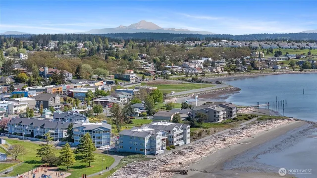 a view of a city with lake view