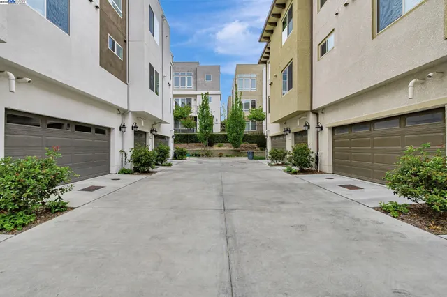 a view of park with slide