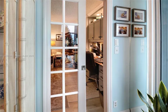 a view of a walk in closet