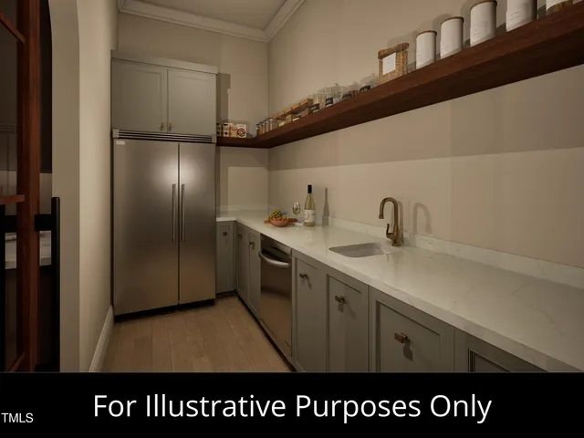 a open kitchen with stainless steel appliances granite countertop a sink dishwasher a dining table and chairs with wooden floor