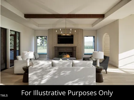 a view of a living room and dining room