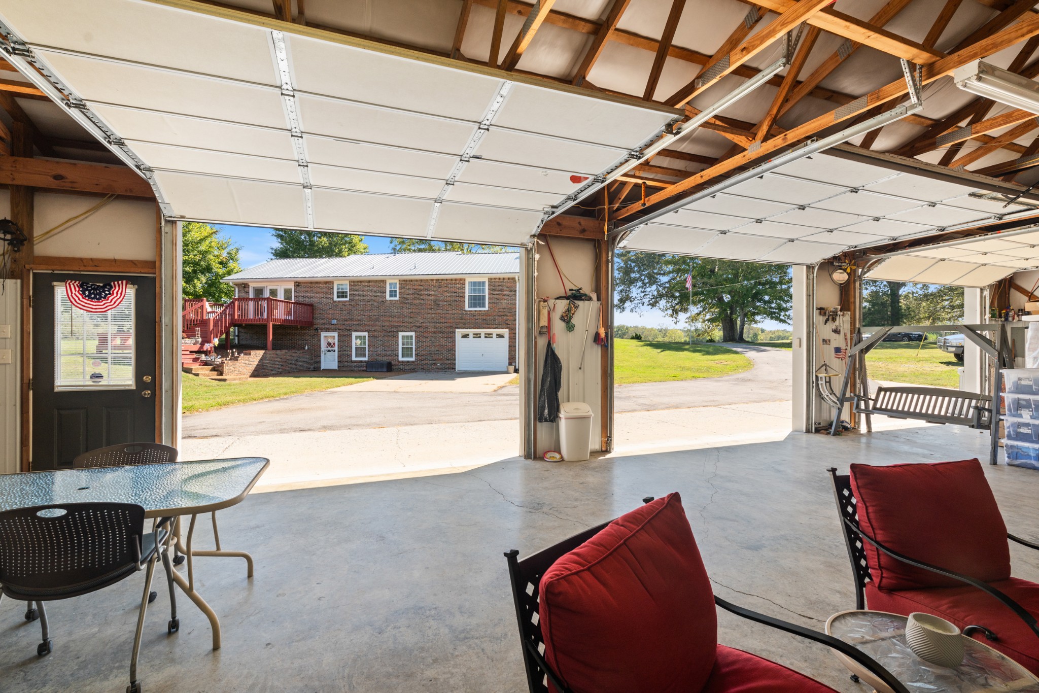 10779 North Tidwell Road Bon Aqua, TN 37025 - Photo 12 of 44 a view of furniture window and fire pit