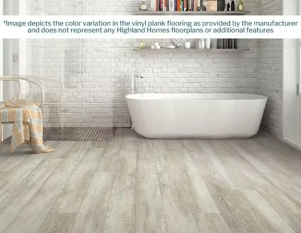 a view of a bathtub in a bathroom