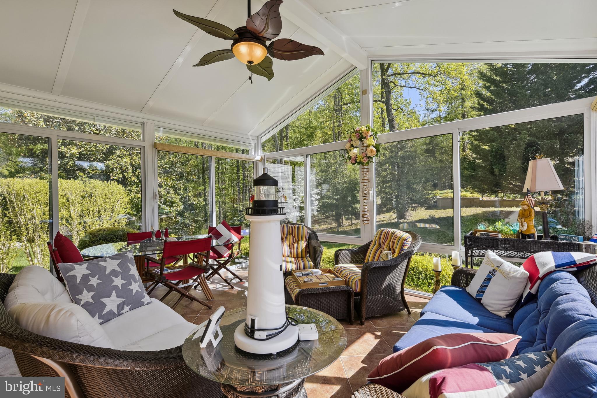 783 Eastern Point Road Annapolis, MD 21401 - Photo 22 of 59 Sliders to Glass-Encased Sunroom