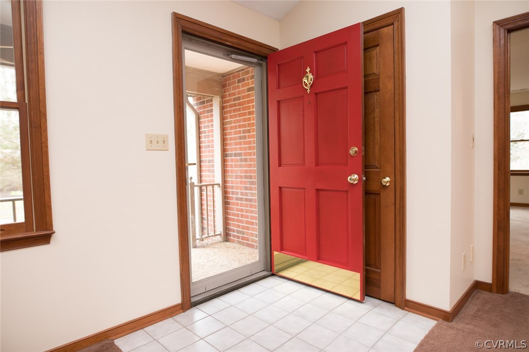 4002 Fraley Court Mechanicsville, VA 23111 - Photo 6 of 49 a view of a red door in the house