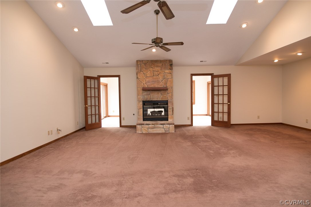 4002 Fraley Court Mechanicsville, VA 23111 - Photo 8 of 49 a view of an empty room with a fireplace and a window