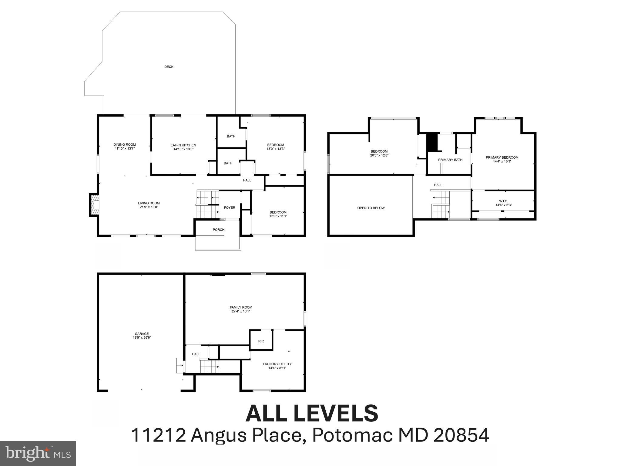 11212 Angus Place Potomac, MD 20854 - Photo 42 of 42 a picture of floor plan