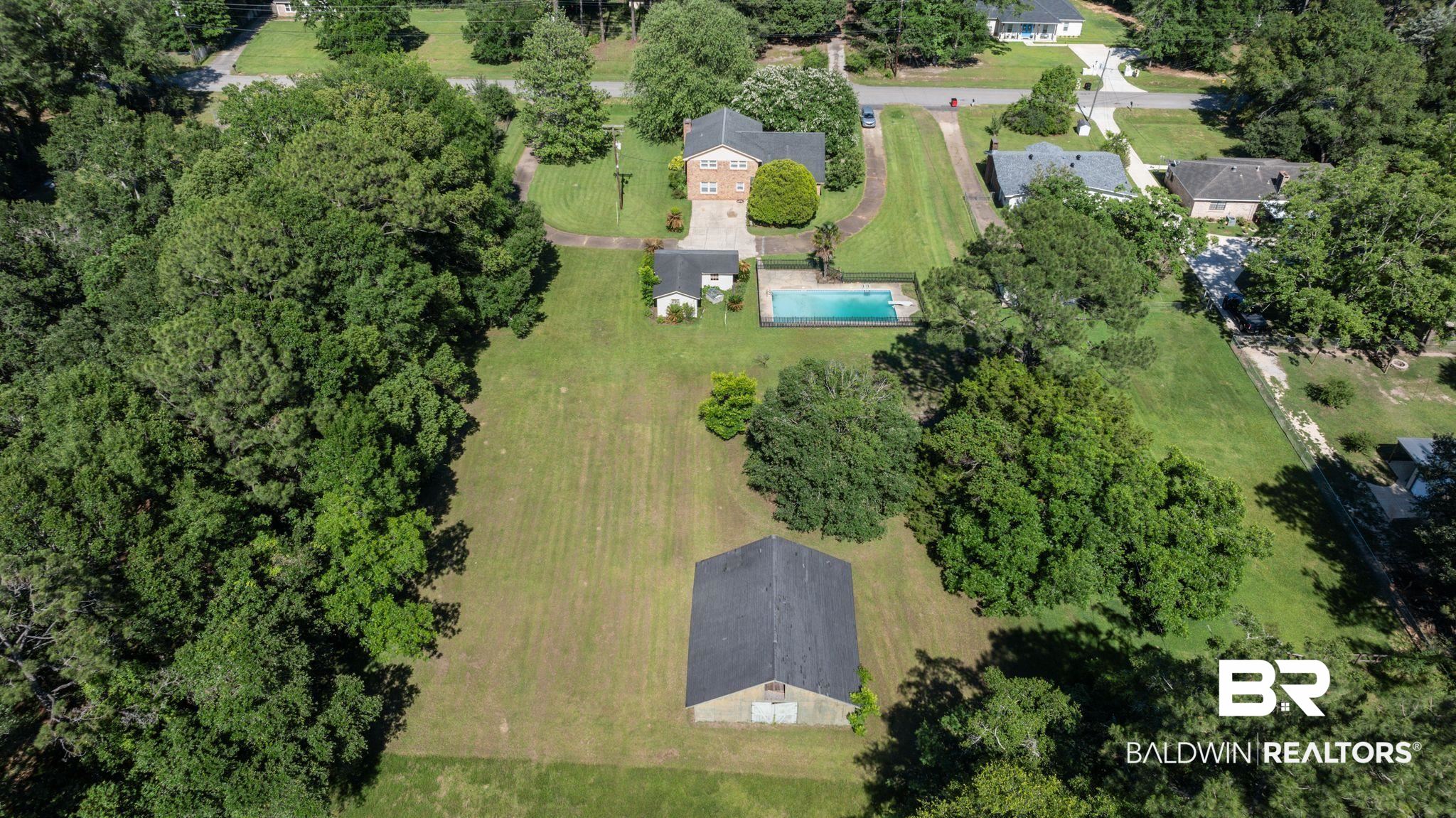 950 Walter Smith Road Mobile, AL 36695 - Photo 39 of 51 Aerial view of property and surrounding area