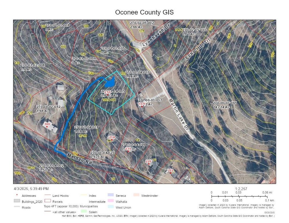 250 Meldau Road Seneca, SC 29678 - Photo 15 of 17 GIS Map