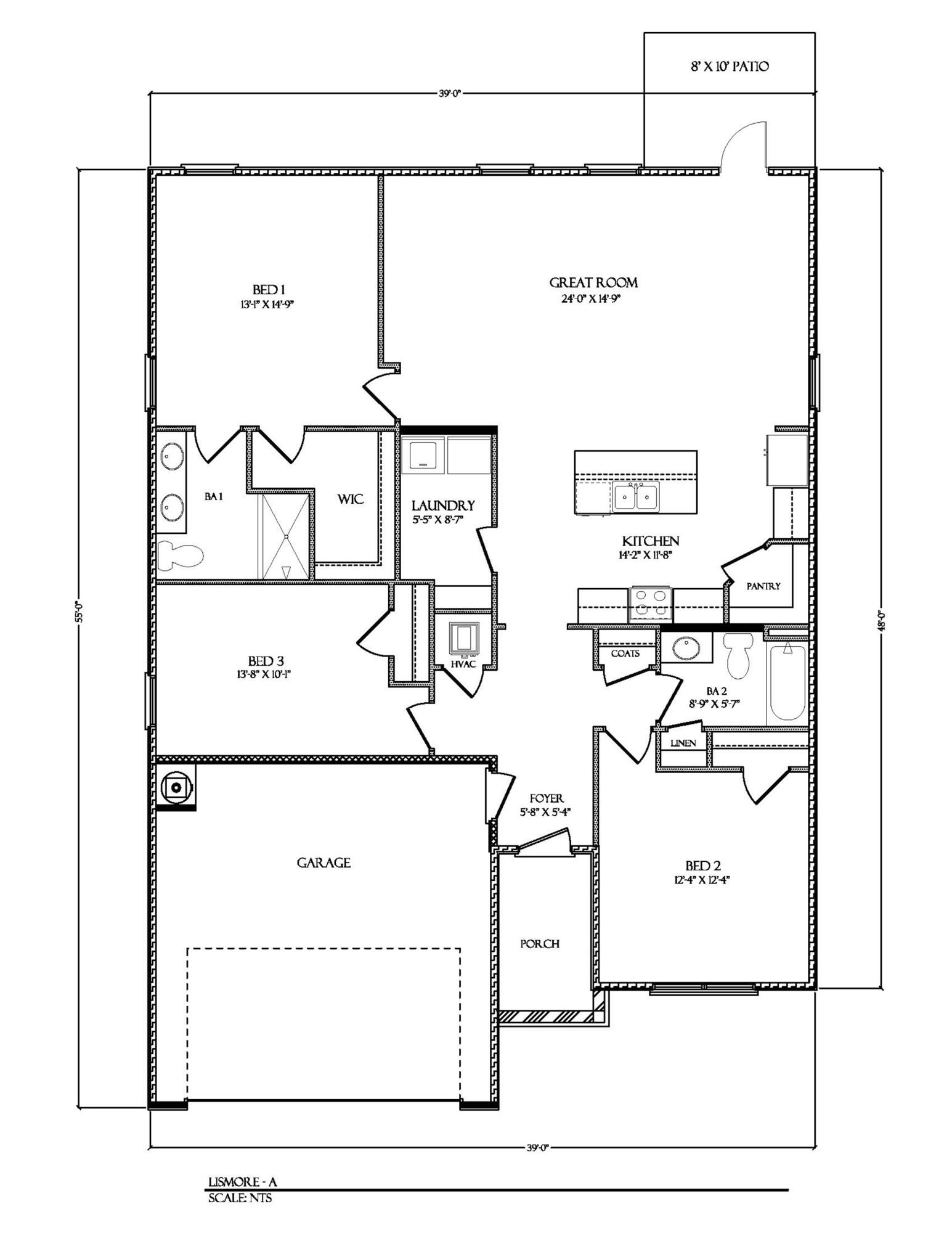 244 Dockside Road Freeport, FL 32439 - Photo 25 of 25 Lismore A Marketing Floorplan