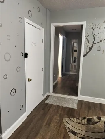 a view of an entryway door