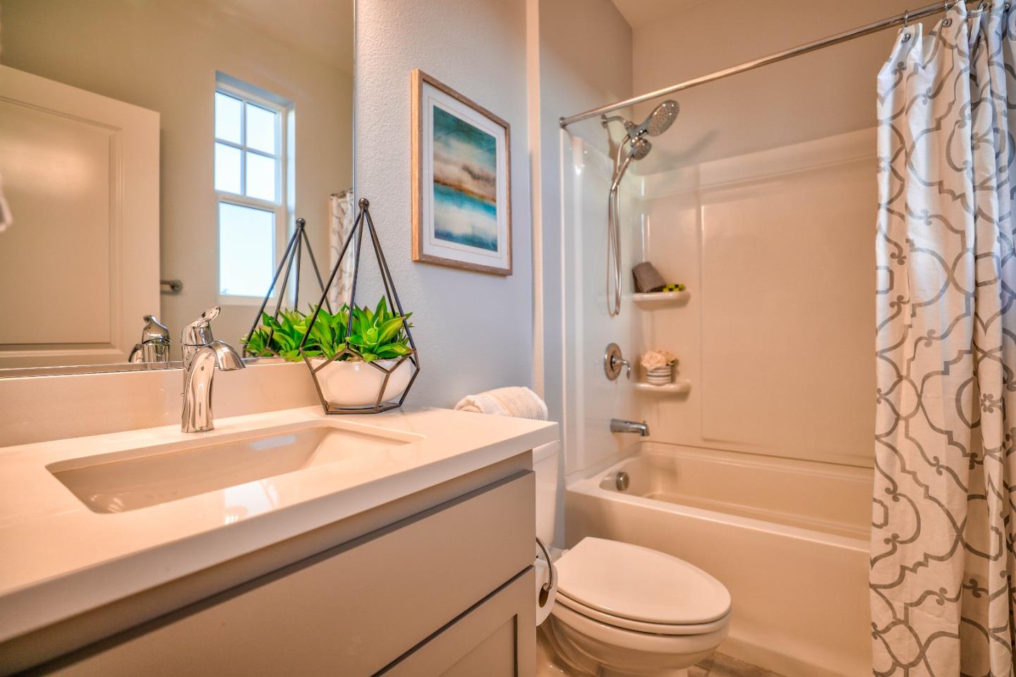 3856 Domain Way Mountain View, CA 94043 - Photo 31 of 39 a bathroom with a sink a toilet and a bathtub