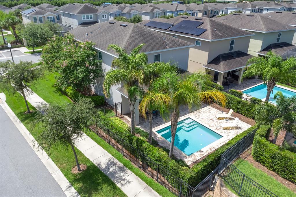 7403 Marker Avenue Kissimmee, FL 34747 - Photo 44 of 49 an aerial view of a house with a garden