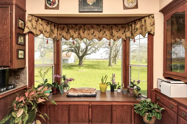 a view of a living room with furniture and floor to ceiling windows