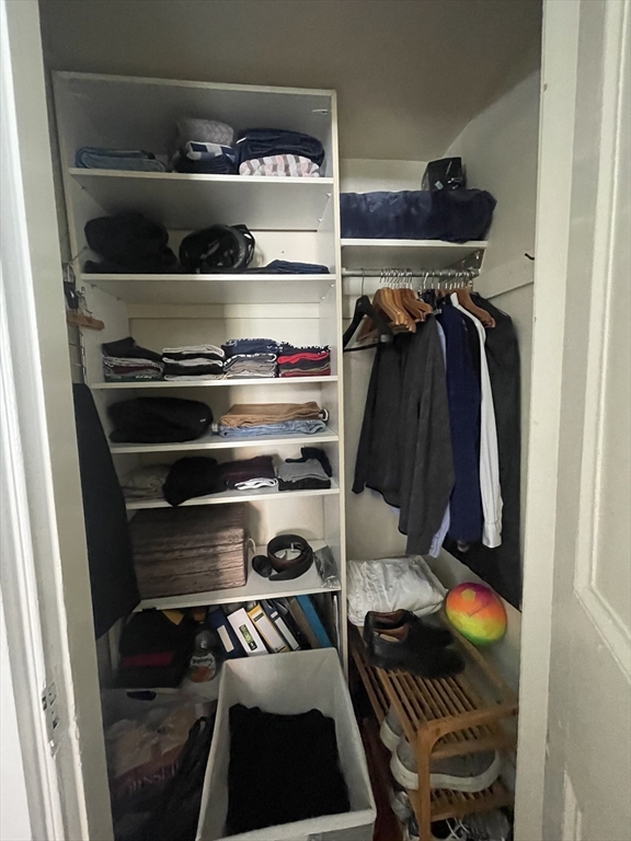 2 Hagar Street, Unit 2 Boston, MA 02130 - Photo 17 of 19 a view of walk in closet with clothes and shoes