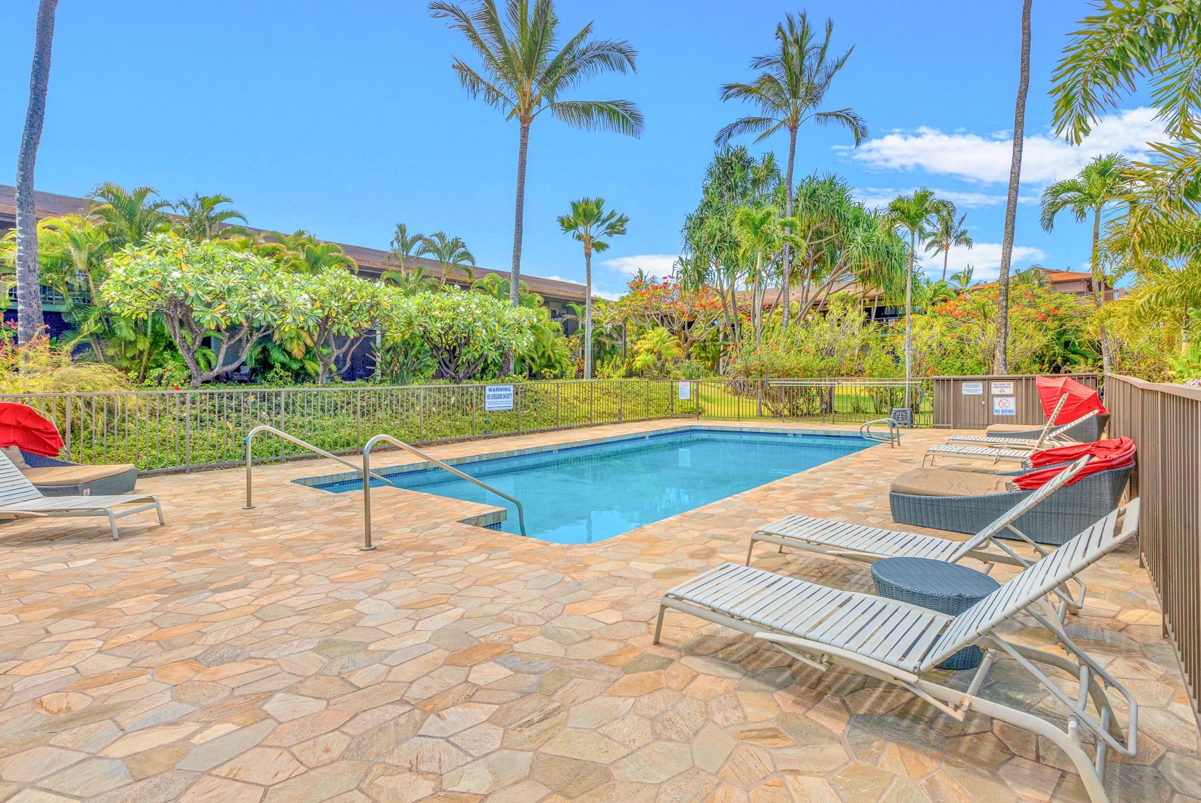 3788 Lower Honoapiilani Road, Unit A110 Lahaina, HI 96761 - Photo 31 of 35 a view of a backyard with a patio